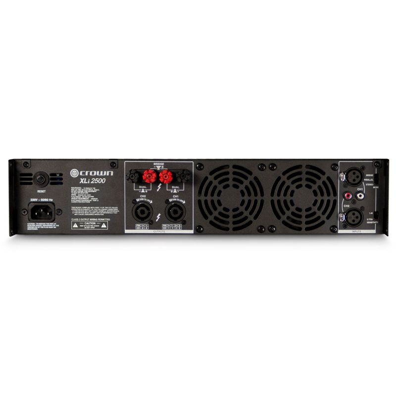 Crown XLI2500 Stereo 2-Channel 1500-Watt Power Amplifier