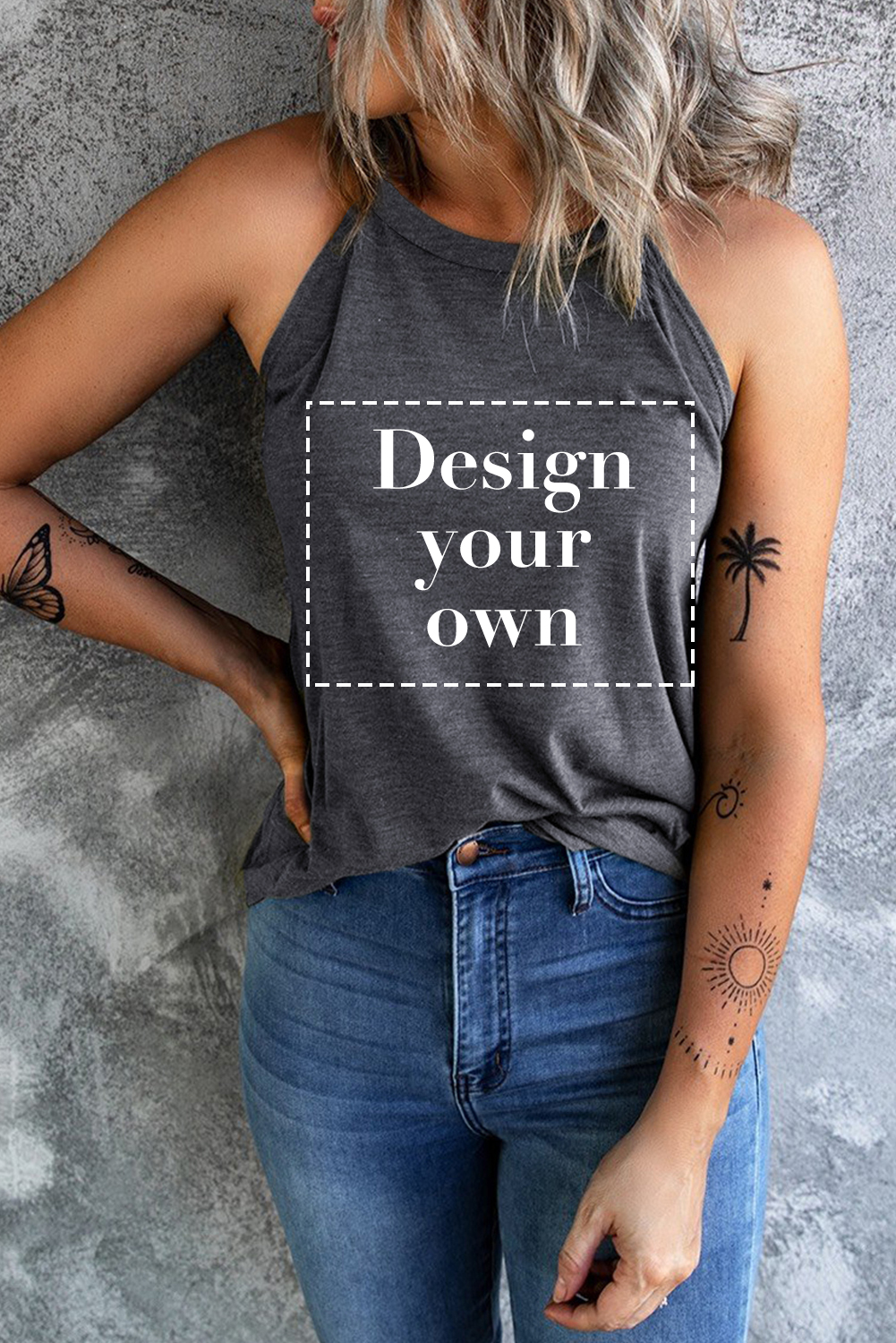 Blank Sweatshirt - Black Plaid Leopard Print Patchwork Long Sleeve Top Customized