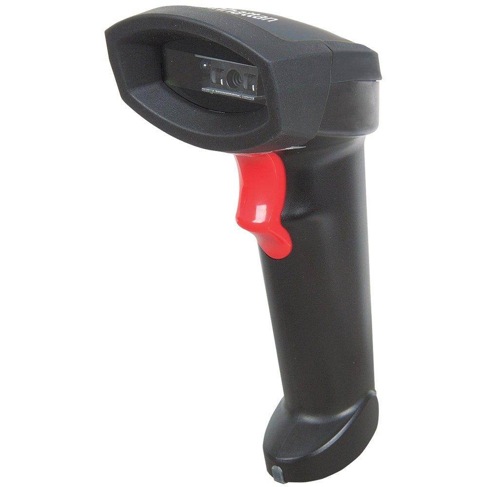 Manhattan Wireless Linear CCD Barcode Scanner - Wireless Connectivity - 500 scan/s - 20" Scan Distance - 1D - CCD - Bluetooth - Black