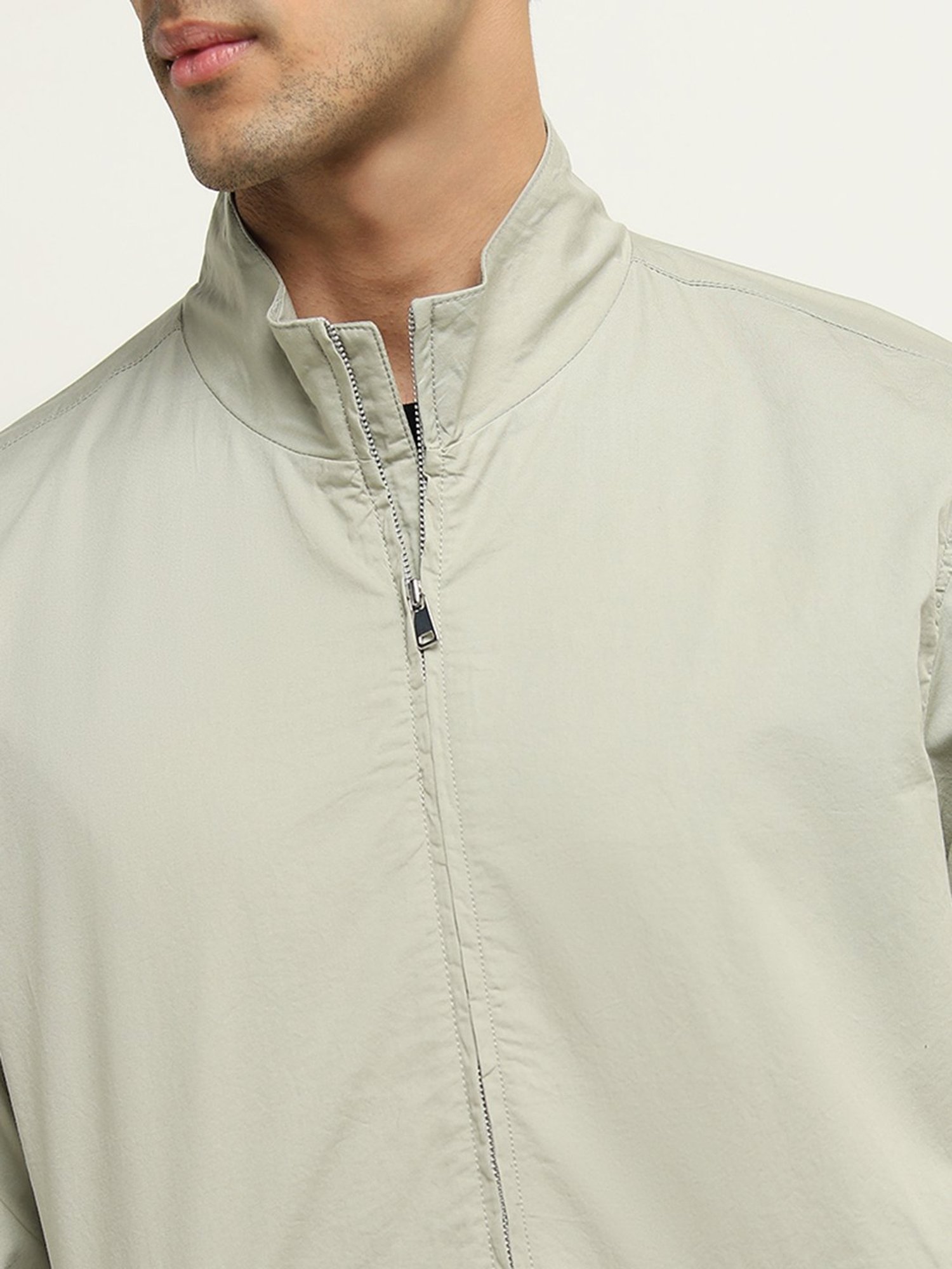 Ascot by Westside Light Sage Relaxed-Fit Jacket