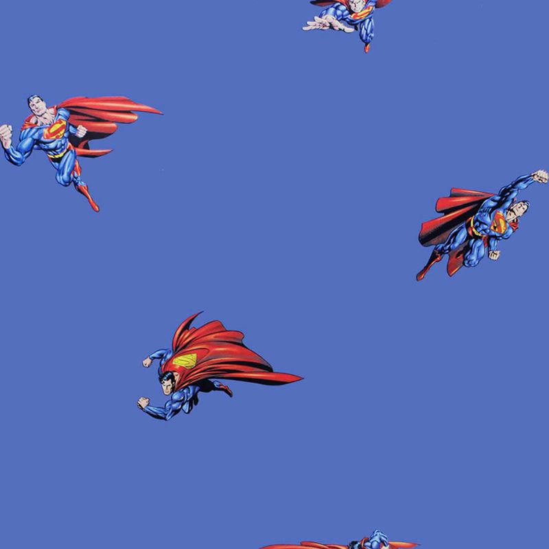 Superman Blue Prepasted Wallpaper - DC Comics..