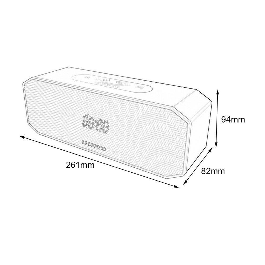HOPESTAR P8 Portable Wireless Bluetooth Speaker Music Player Power Bank