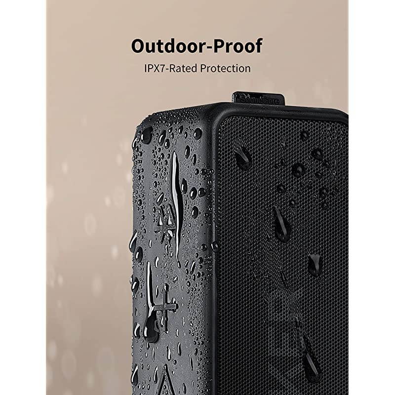 Soundcore 2 Portable Bluetooth Speaker with 12W Stereo Sound, Bluetooth 5, Bassup, IPX7 Waterproof, 24-Hour Playtime, Wireless Stereo Pairing, Speaker for Home, Outdoors, Travel