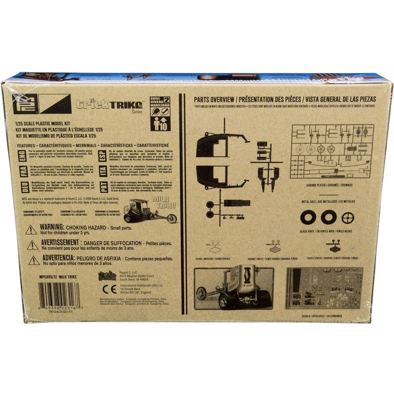 Skill 2 Model Kit Milk Trike "Trick Trikes" Series 1/25 Scale Model by MPC