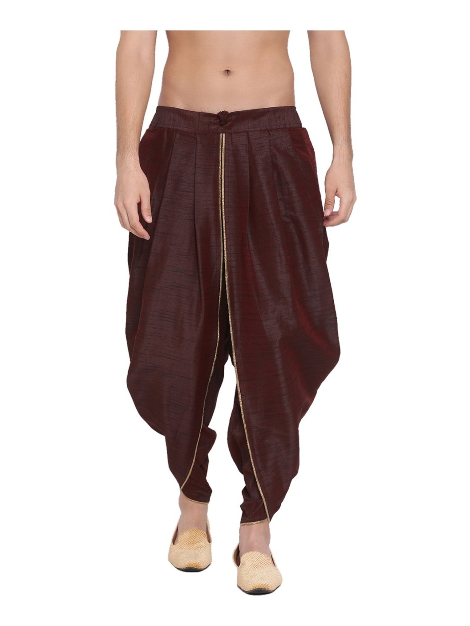 VASTRAMAY Wine Regular Fit Patiala