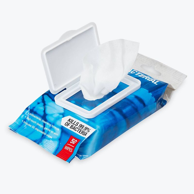 Ignite by SPRI Anti-Bacterial Wipes 50pc