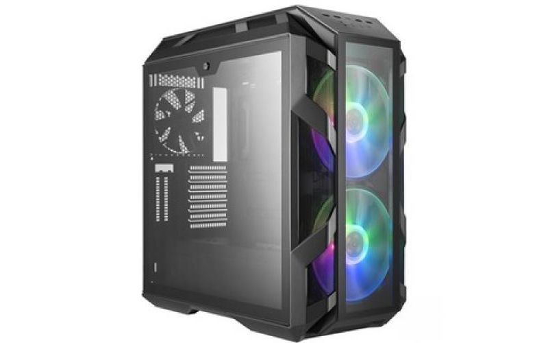 Cooler Master MasterCase H500M Computer Case - Mid-tower - Iron Gray - Steel, Tempered Glass, Mesh - 8 x Bay - 3 x 7.87", 5.51" x Fan(s) Installed