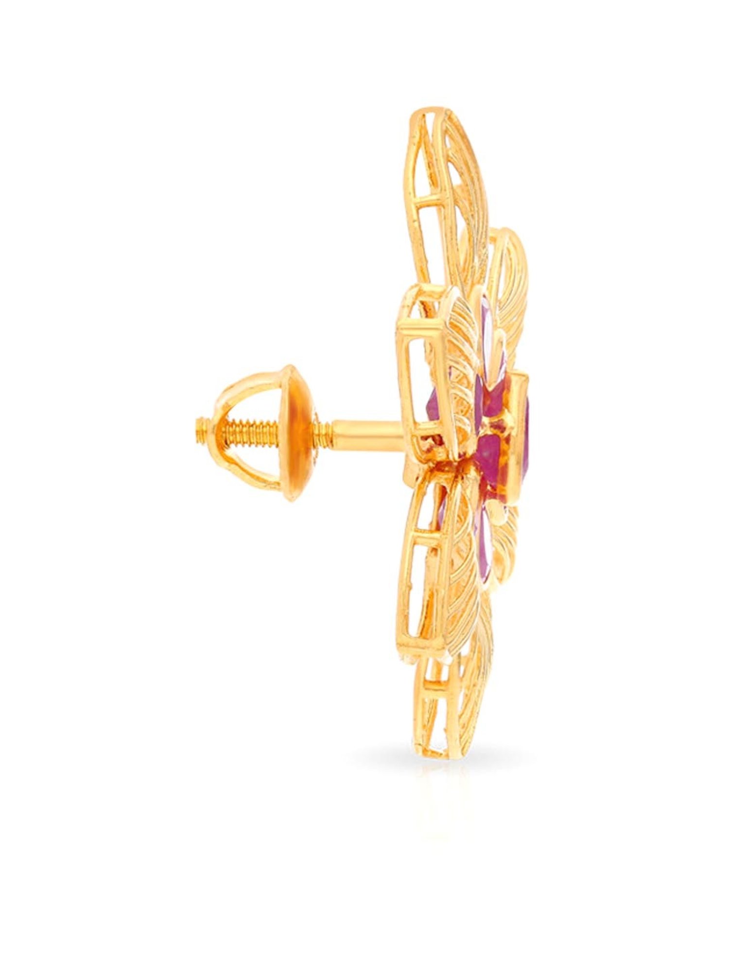 Malabar Gold and Diamonds 22k Gold Earrings for Women