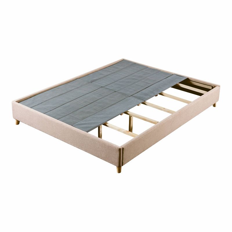 Full Hillema Upholstered Platform Bed Cinnamon - miBasics