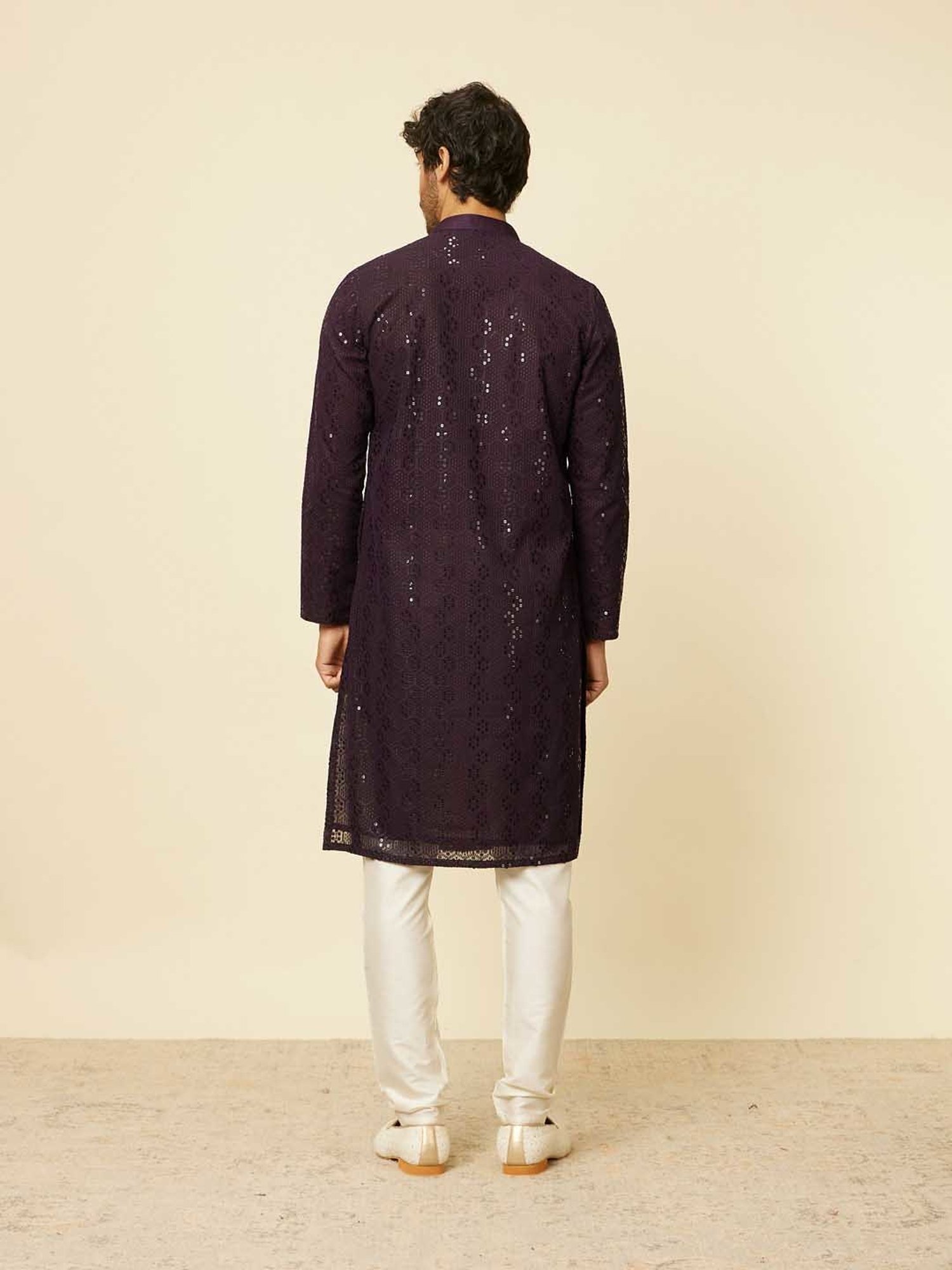 Sanwara Sea Green & White Cotton Regular Fit Chikankari Kurta Bottom Set