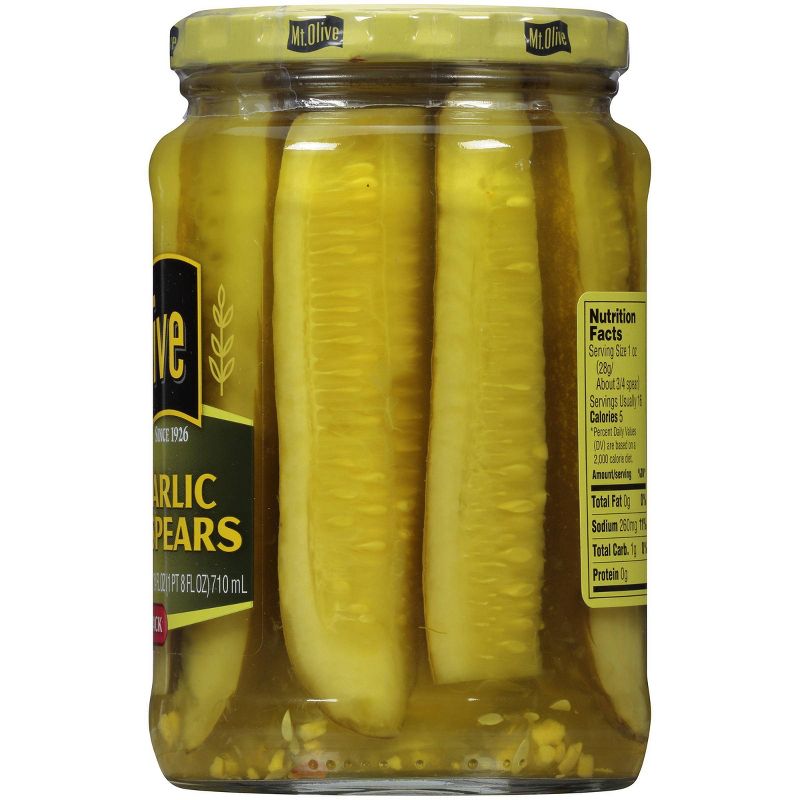 Mt. Olive Zesty Garlic Kosher Spears - 24oz