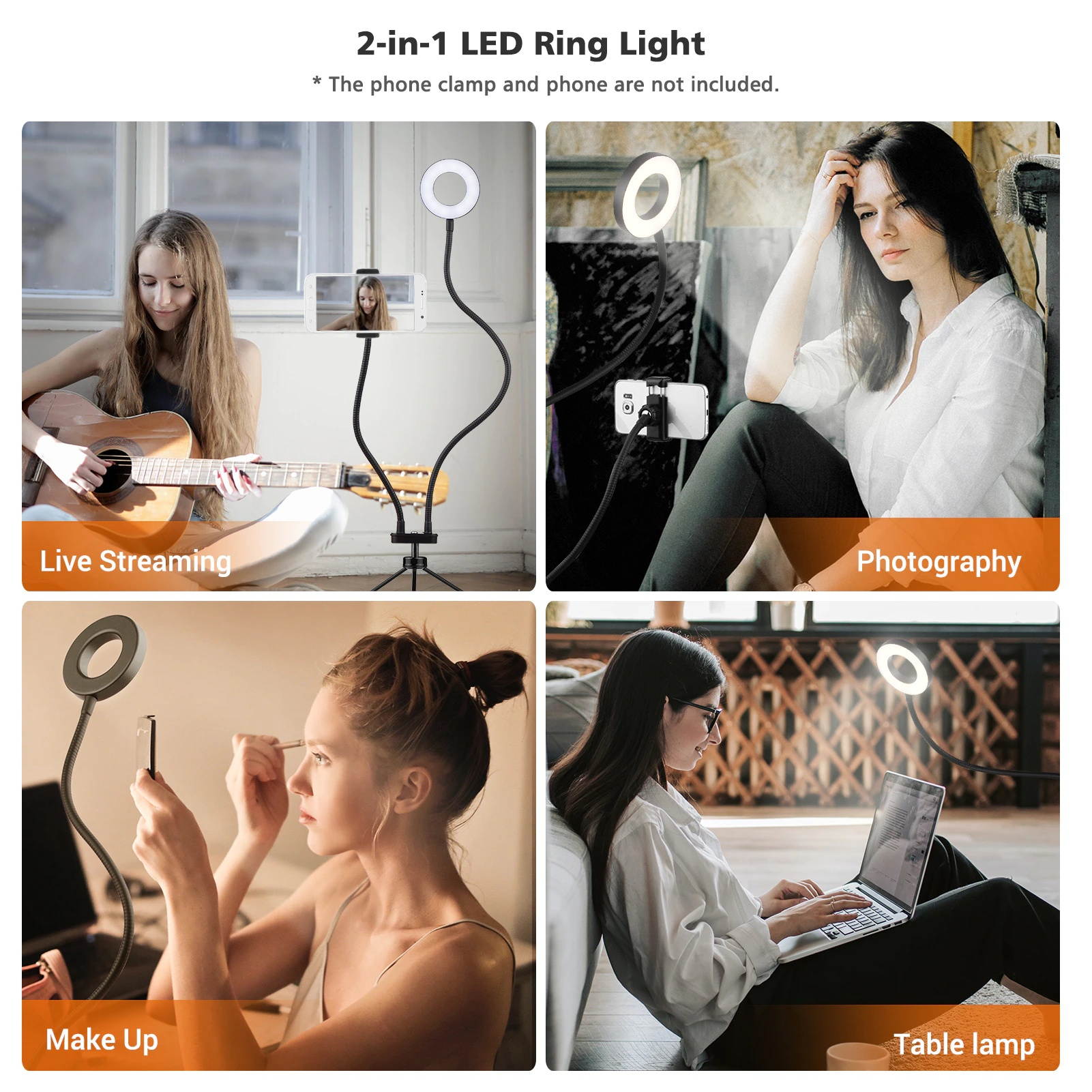 Webcam 1080P Computer Camera with Privacy Cover USB Connection Built-in Noise-reduction Microphone for Live Video