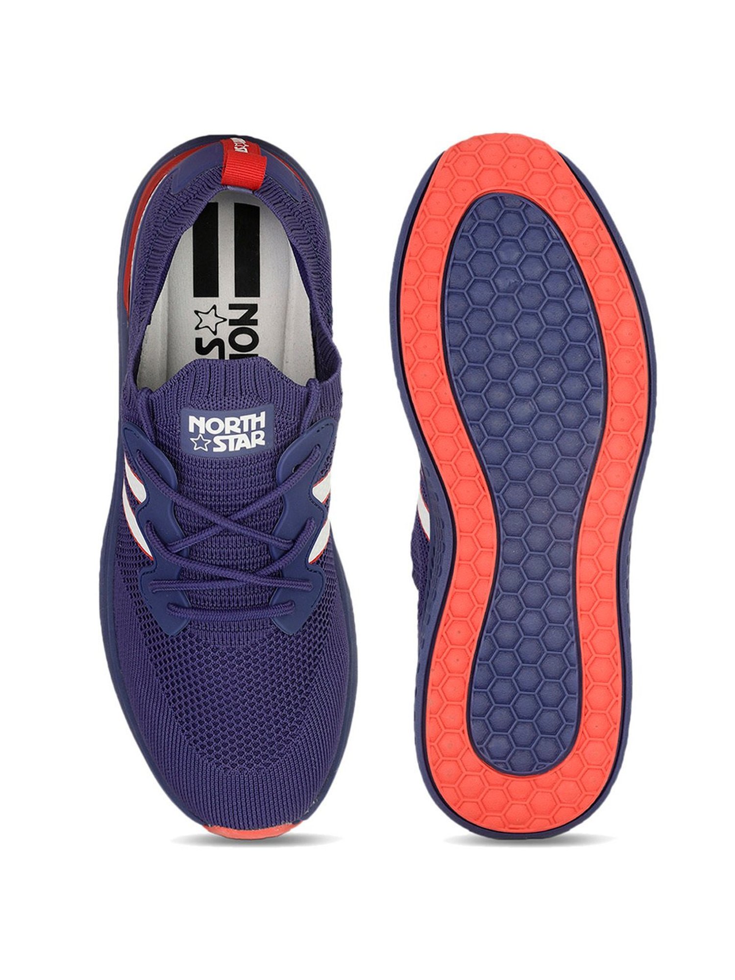 North Star by Bata Men's SLASHER Blue Running Shoes