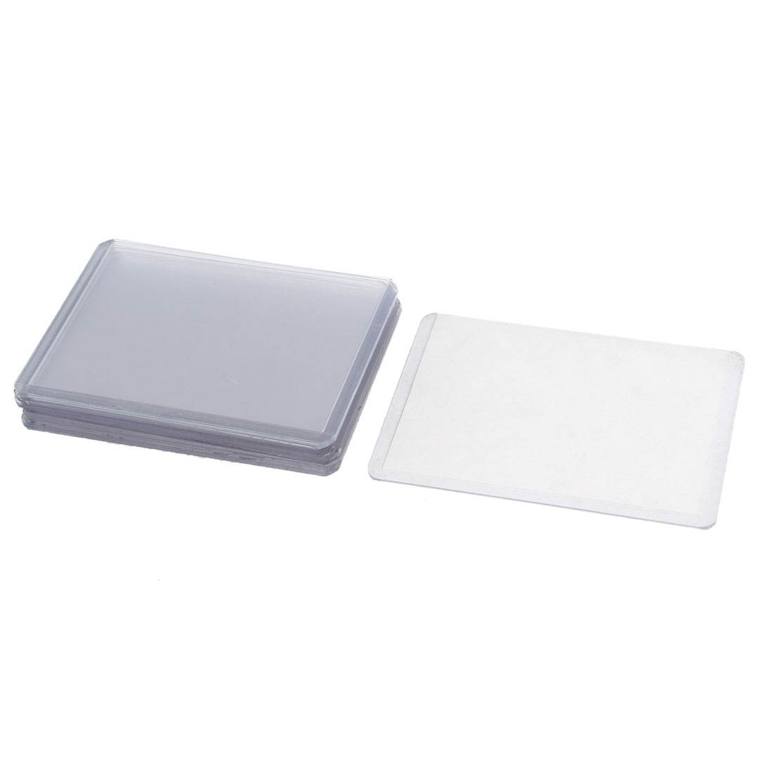 Global Bargains Clear B8 Picture Photo Name Tag Card Sleeves Protector Holder Cover Case 12pcs
