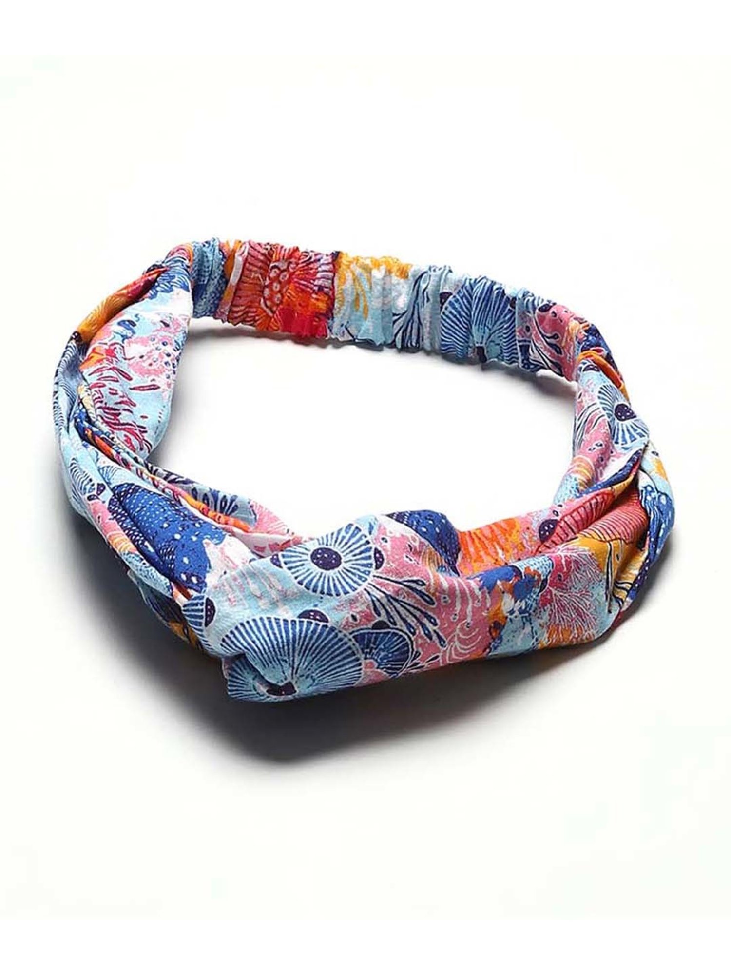 BIBA Girls Multicolor Printed Kaftan Set