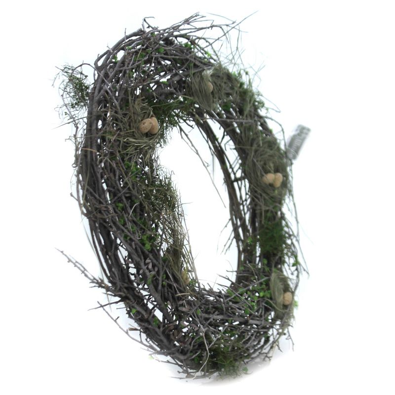 Home & Garden 13.5" Bird's Nest With Egg Wreath Twigs Table Centerpiece Allstate  -  Wreaths