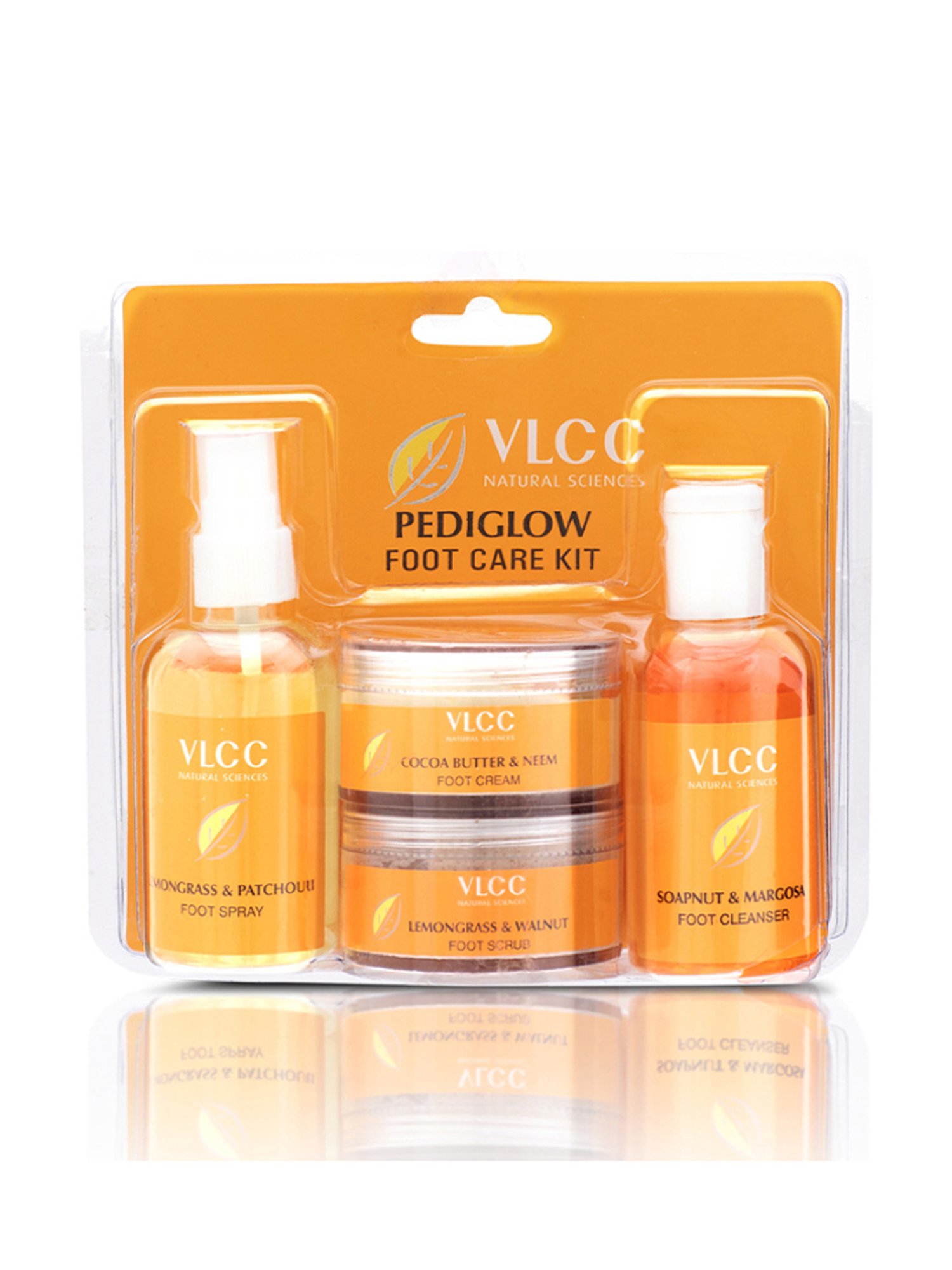 VLCC Pedi Glow Foot Care Kit - 100 gm + 200 ml