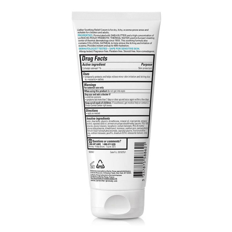 La Roche-Posay Lipikar Eczema Soothing Relief Cream - 6.76 fl oz