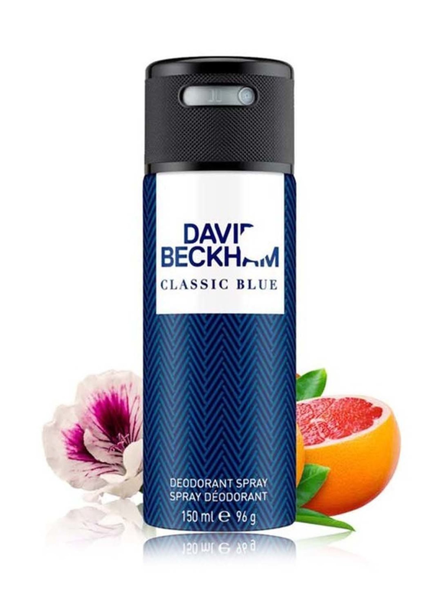 David Beckham Classic Blue Deodorant Spray (Pack of 2)