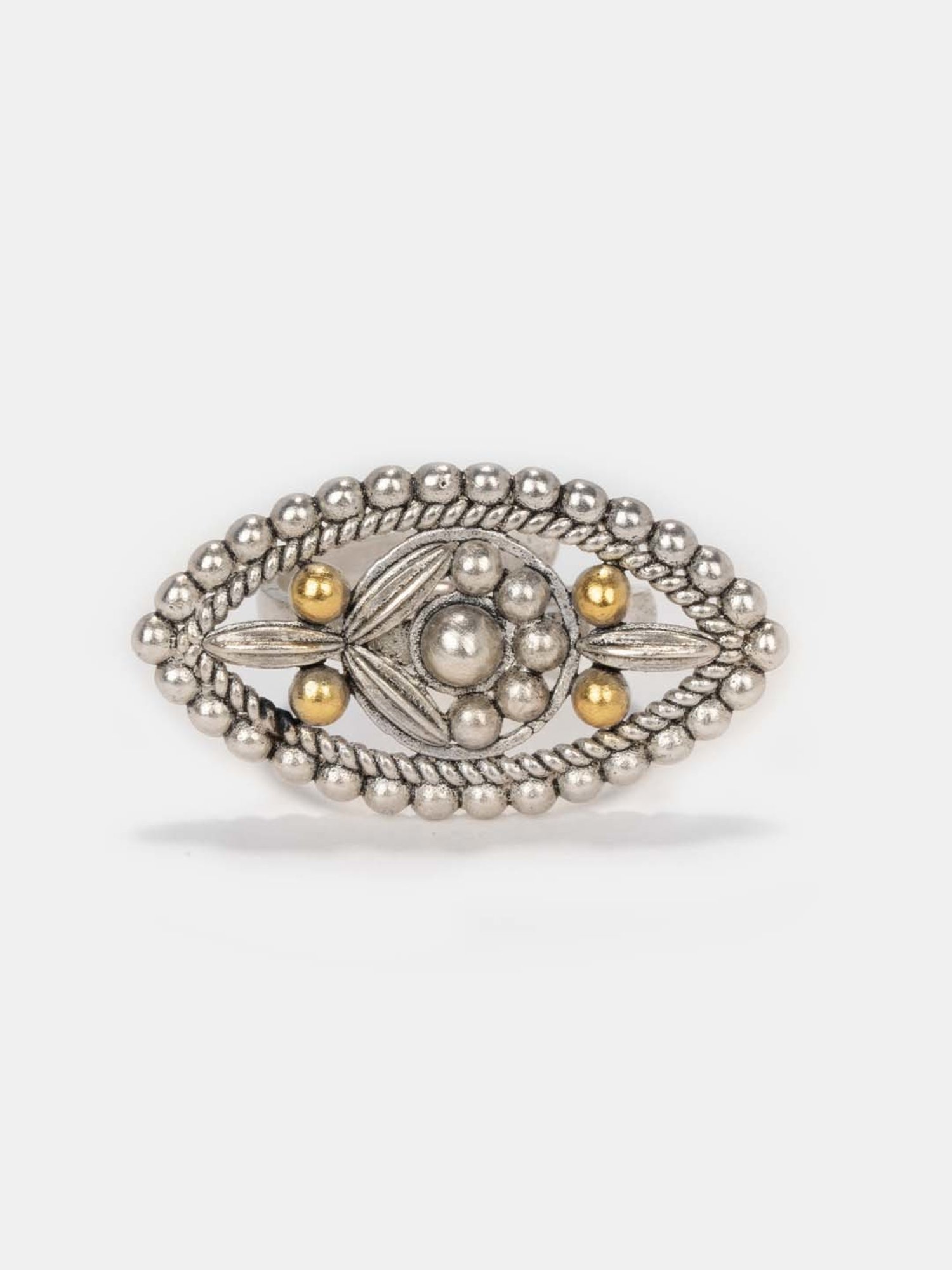 Shaya Sanna Huvu Ring in Dual Plated 925 Silver