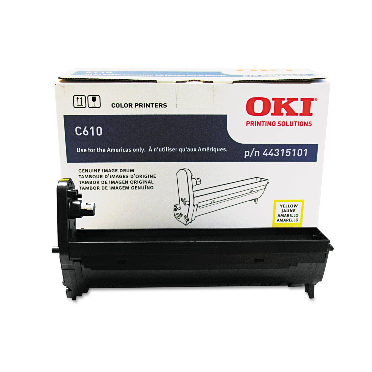 Oki 44315101/02/03/04 Image Drum - LED Print Technology - 20000 Pages - 1 Each