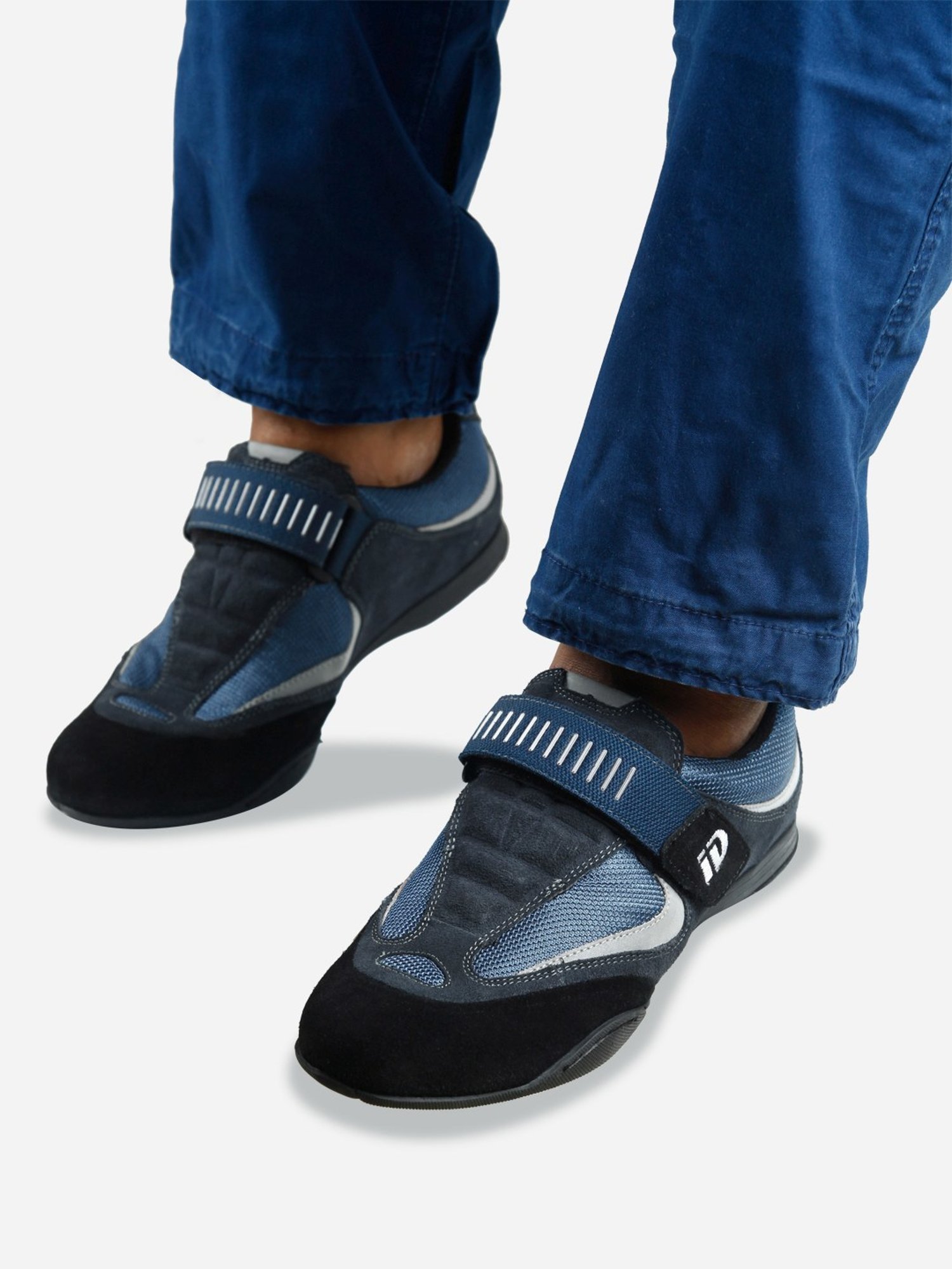 ID Men's Navy Casual Loafers