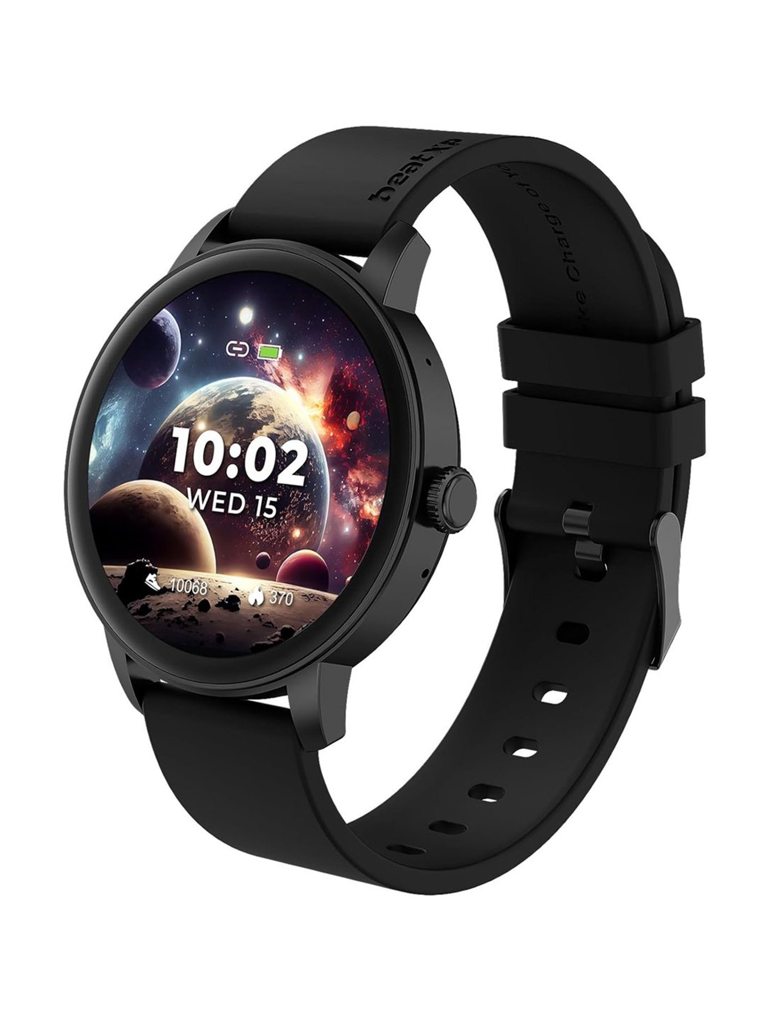 beatXP Vector BT Calling Smartwatch with 1.30 inch HD Display & Rotary Crown (Black)