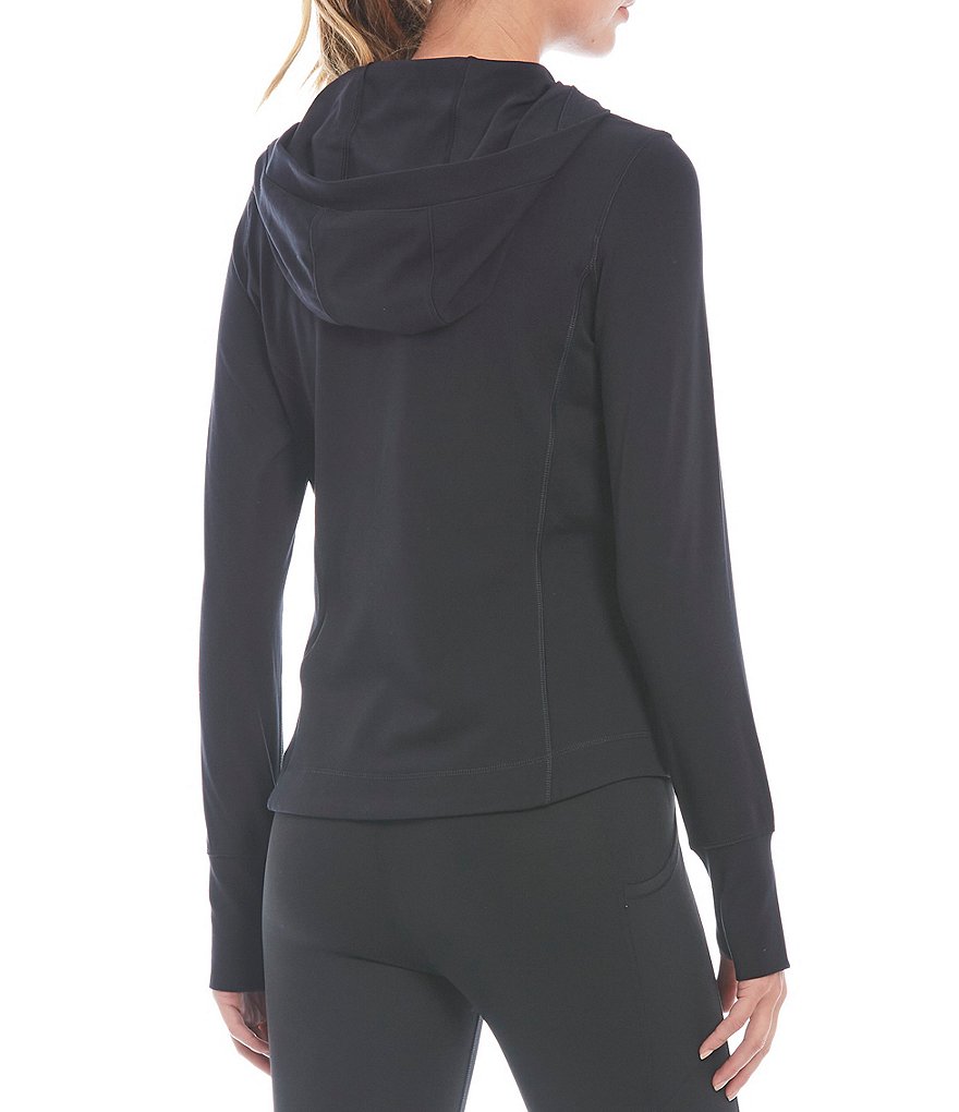 Calvin Klein Performance Yoga Long Sleeve Front Zip Hoodie Jacket