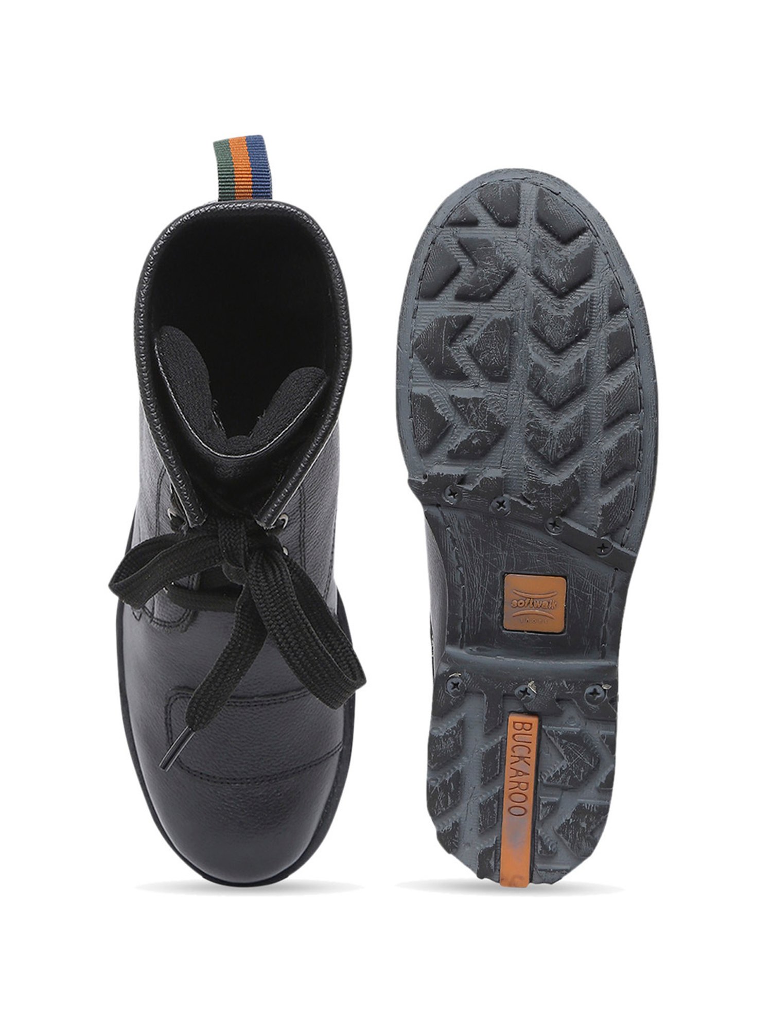 BCK by Buckaroo Men's GRIFFIN Black Derby Boots