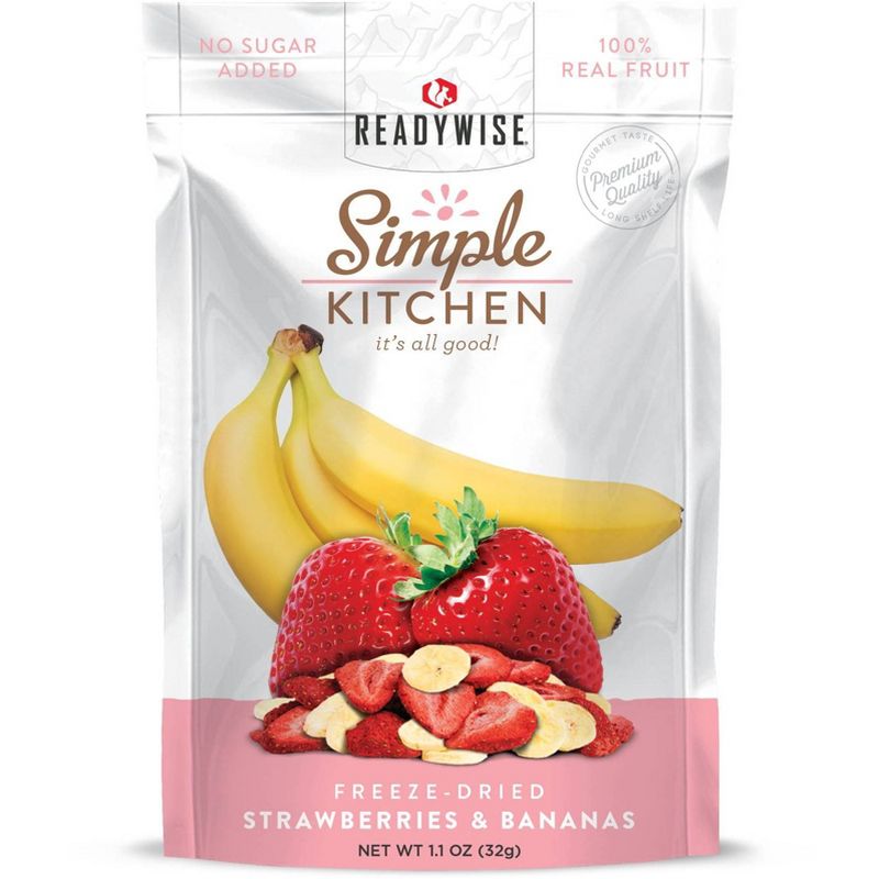 ReadyWise Simple Kitchen Strawberries & Bananas - 6pk