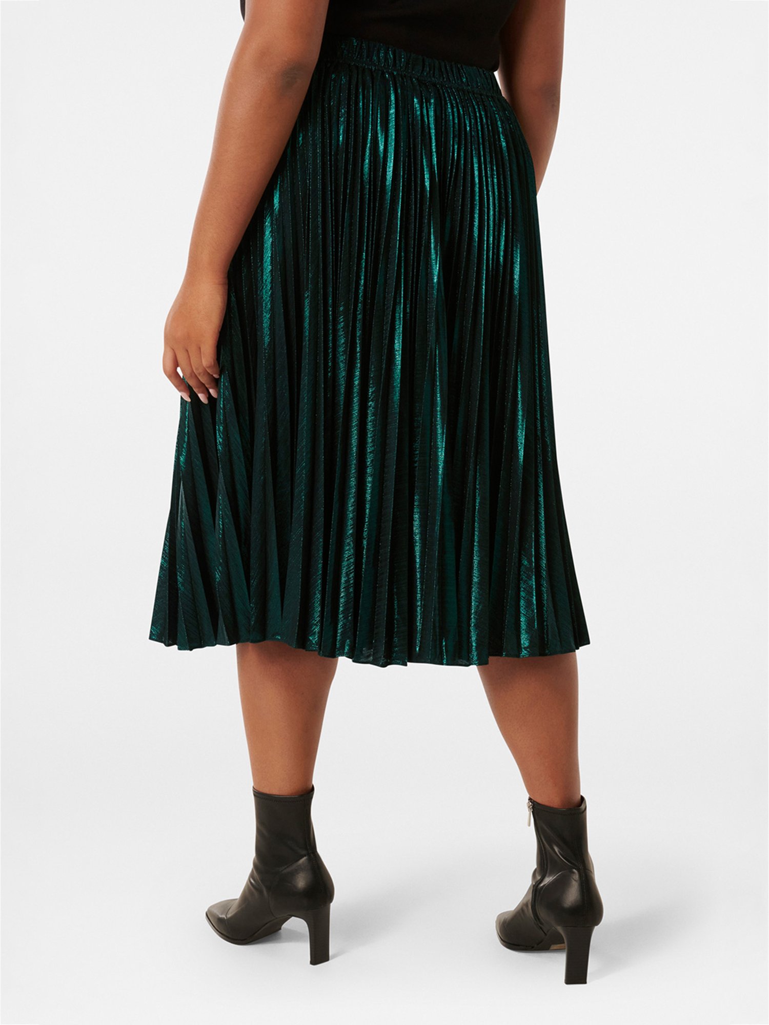 Forever New Rylee Curve Metallic  Skirt
