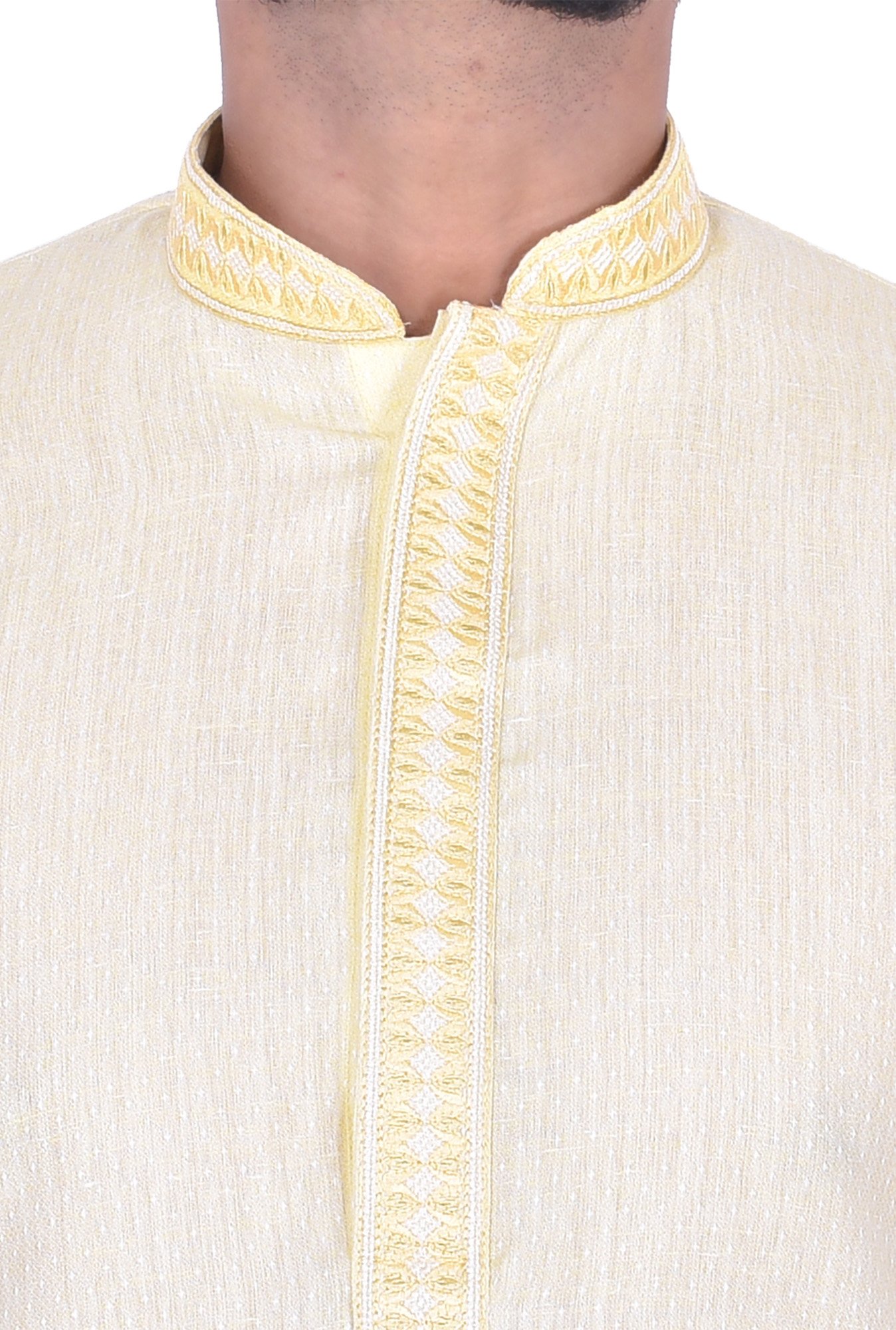 Sanwara White Regular Fit Chikankari Kurta & Churidar Set