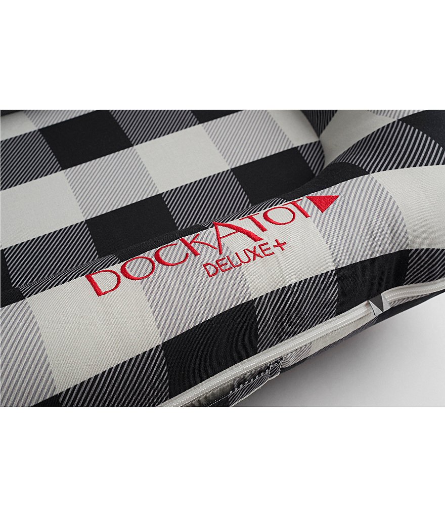 DockATot 0-8 Month Charcoal Buffalo Deluxe Dock Stage 1