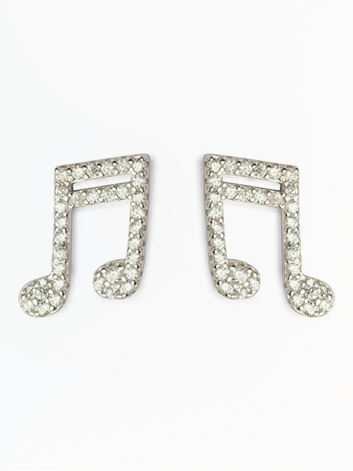 Touch925 Sterling Silver Music Trinket Silver Tops for Women & Girls