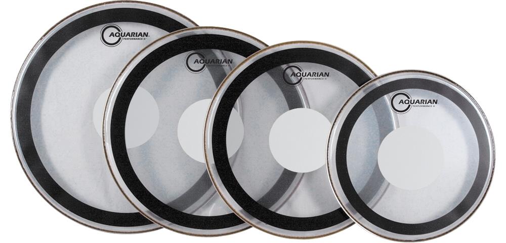 Aquarian Performance II with Power Dot Drum Head, 12"