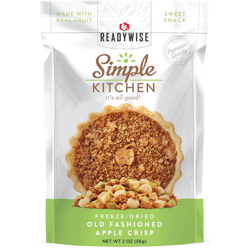 ReadyWise Simple Kitchen Old Fashioned Apple Crisp Freeze-Dried Dessert - 6ct Case