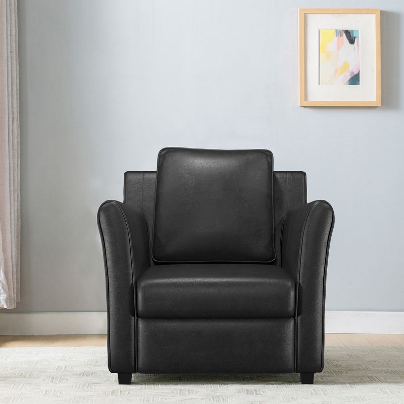 Cabico Upholstered Accent Chair Dark Gray - miBasics