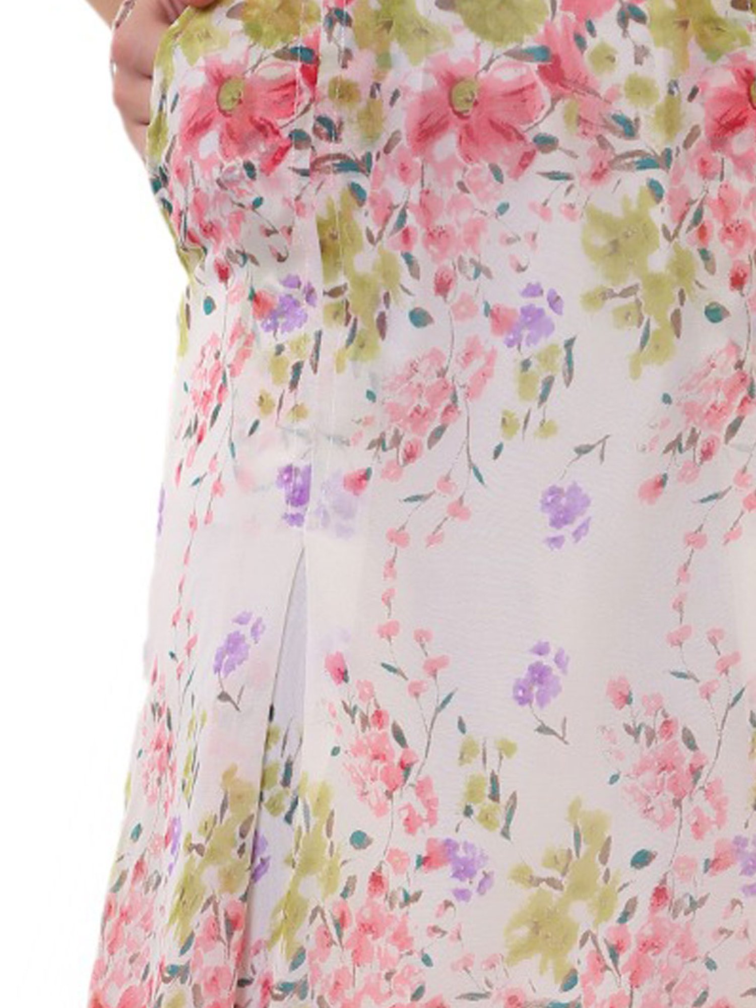 Belle Fille Multicolor Floral Print Skirt