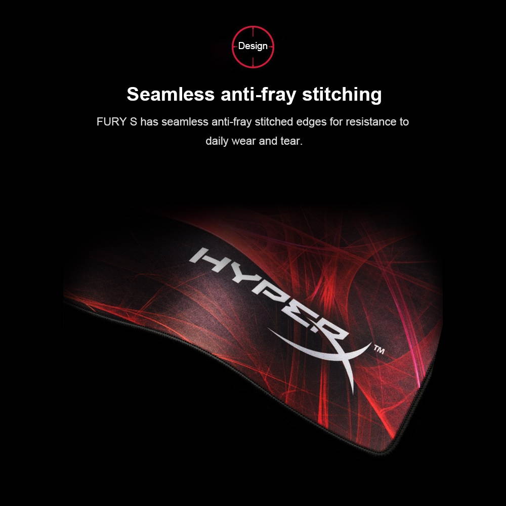Kingston HyperX FURY Mouse Pad Gaming Mousepad Creative Rubber Mat for Macbook Laptop Computer Notebook(L)