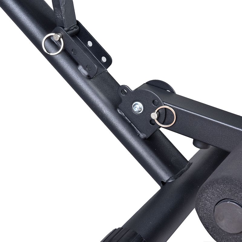 HolaHatha Adjustable 7 Position Upright Incline Decline Folding Flat Fitness Workout Weight Bench for Strength Training, Home Gym & Full-Body Exercise