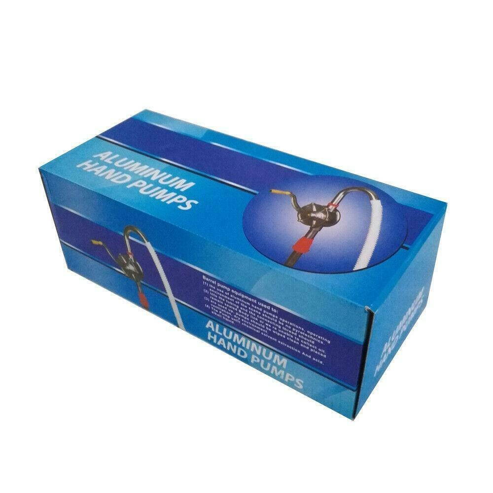 Portable 10 GPM Dispenser Fuel Hand Pump Hand Crank Aluminum Rotary Gas Oil