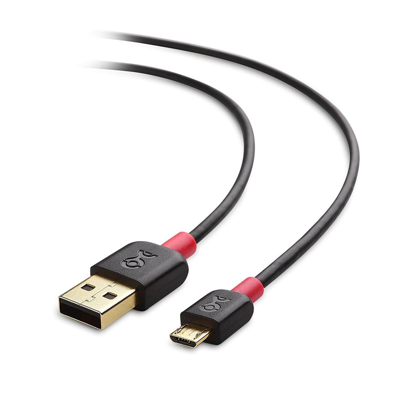 Cable Matters (Combo 6-Pack) Gold-Plated USB 2.0 Type A to Micro-B Cable - 1/3/6 Feet