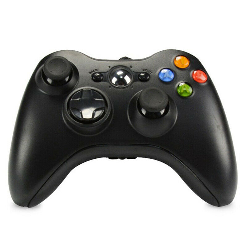 Xbox 360 Wired Controller USB Gamepad Joypad with Shoulders Buttons Joysticks for Microsoft Xbox360/Xbox 360 Slim/Window XP/Vista/PC Windows 7 8 10 Game Pad (Black)