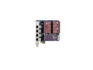 Digium - 1AEX410PLF - 4 port modular analog PCI-Express x1 card, no interfaces