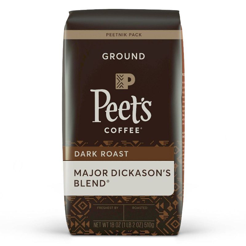Peet's Major Dickason Dark Roast Ground Coffee - 18oz