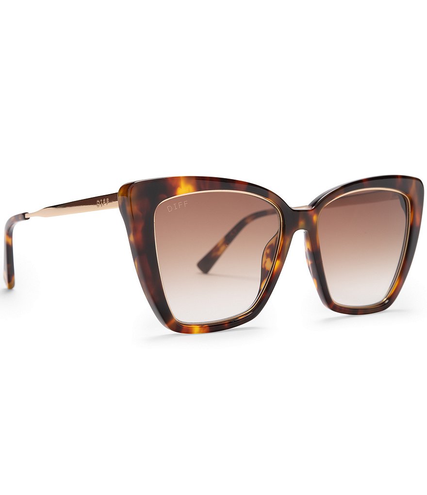 DIFF Eyewear Becky IV Polarized Cat Eye Sunglasses