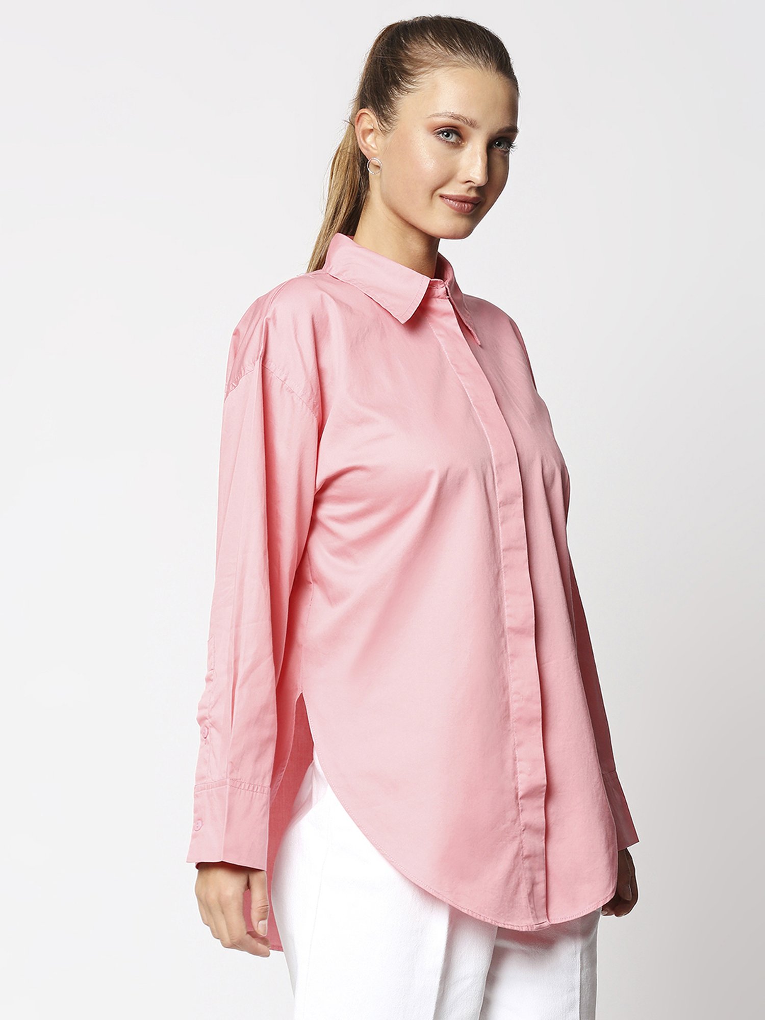 Remanika Pink Pure Cotton Shirt