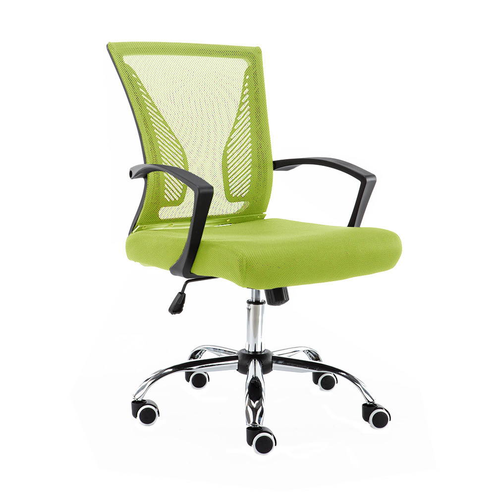 Modern Home Zuna Mid-Back Office Chair - Black/Lime