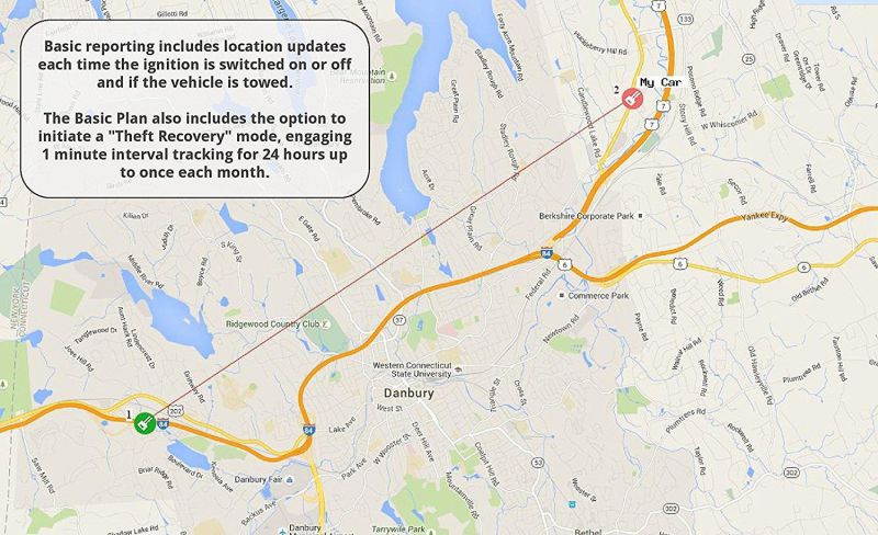 MasTrack MT-OBD Real Time GPS Vehicle Tracker: Includes 12 Months of Basic Service