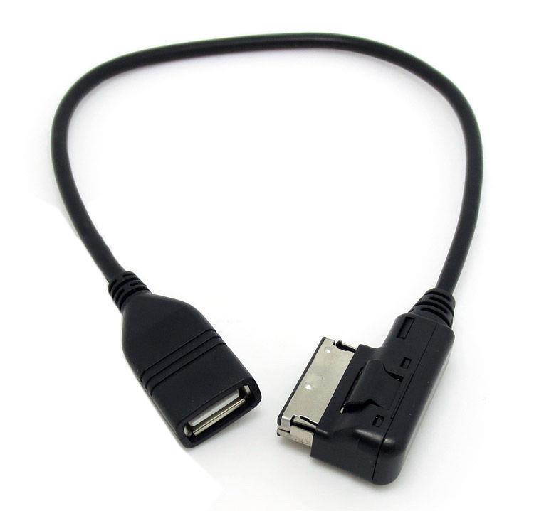 Media In AMI MDI USB AUX Flash Drive Adapter Cable For Car VW AUDI 2014 A4 A6 Q5